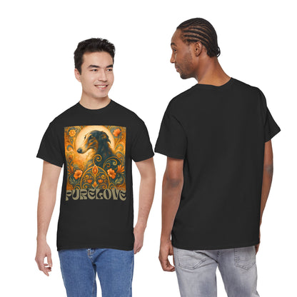 Borzoi Vintage Graphic T-Shirt – Unisex Cotton Tee for Dog Lovers