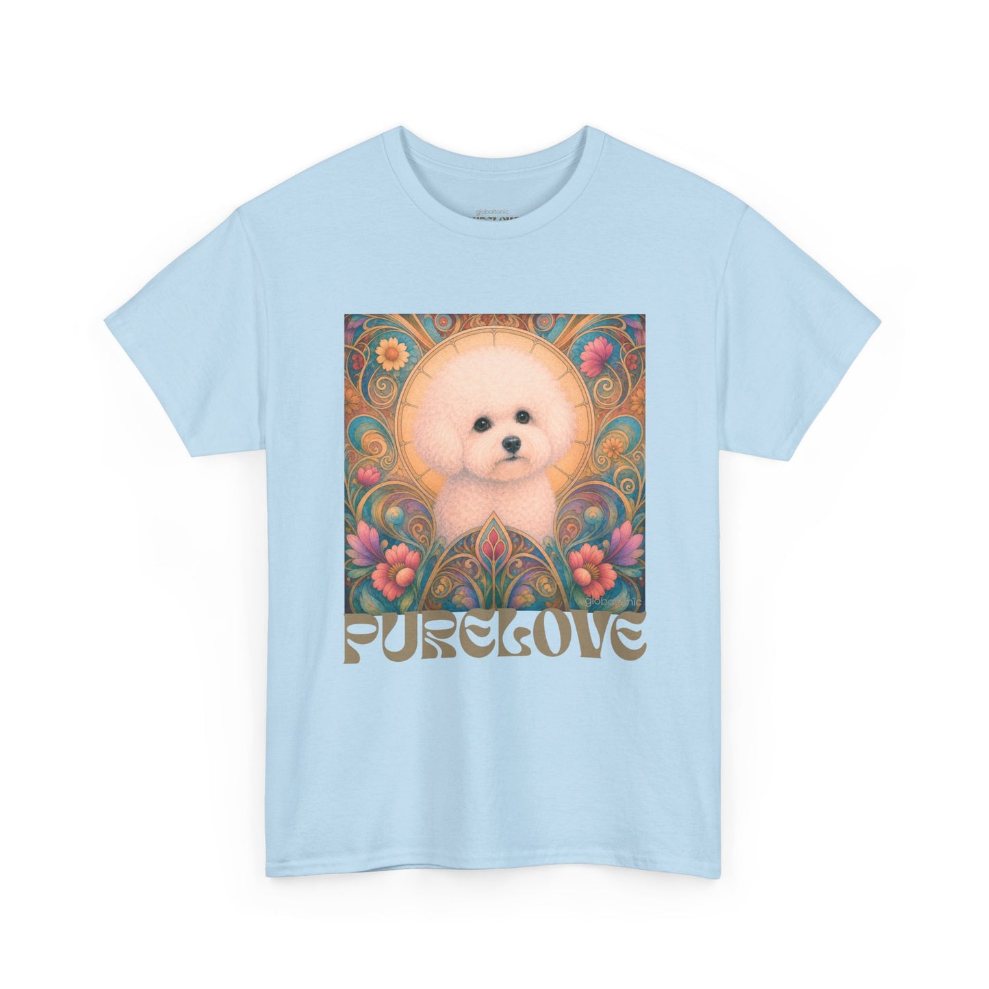 Bichon Frise Vintage Graphic T-Shirt – Unisex Cotton Tee for Dog Lovers