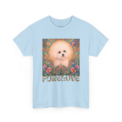 Bichon Frise Vintage Graphic T-Shirt – Unisex Cotton Tee for Dog Lovers