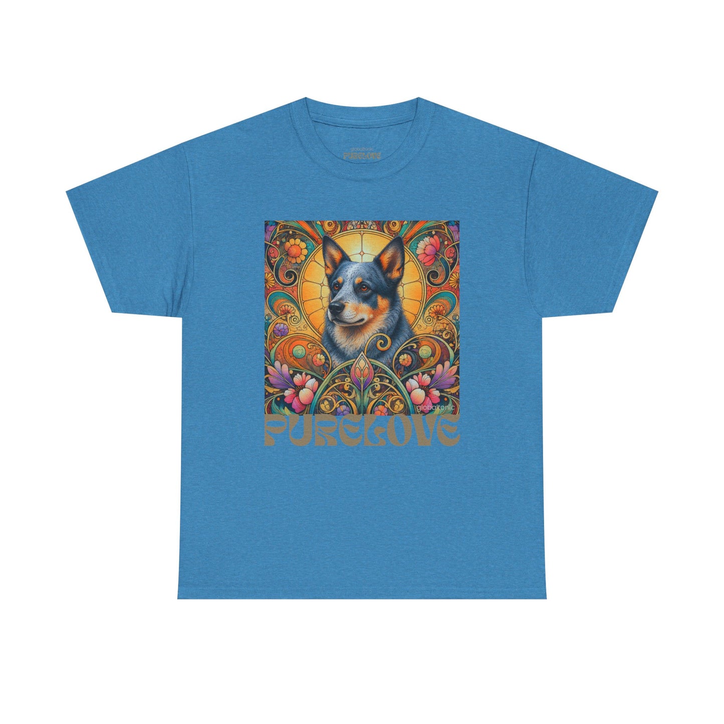 Australian Blue Heeler Vintage Graphic T-Shirt – Unisex Cotton Tee for Dog Lovers