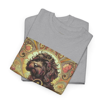 Black Cavapoo (Cavoodle) Vintage Graphic T-Shirt – Unisex Cotton Tee for Dog Lovers