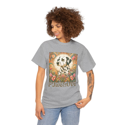 Dalmatian Vintage Graphic T-Shirt – Unisex Cotton Tee for Dog Lovers