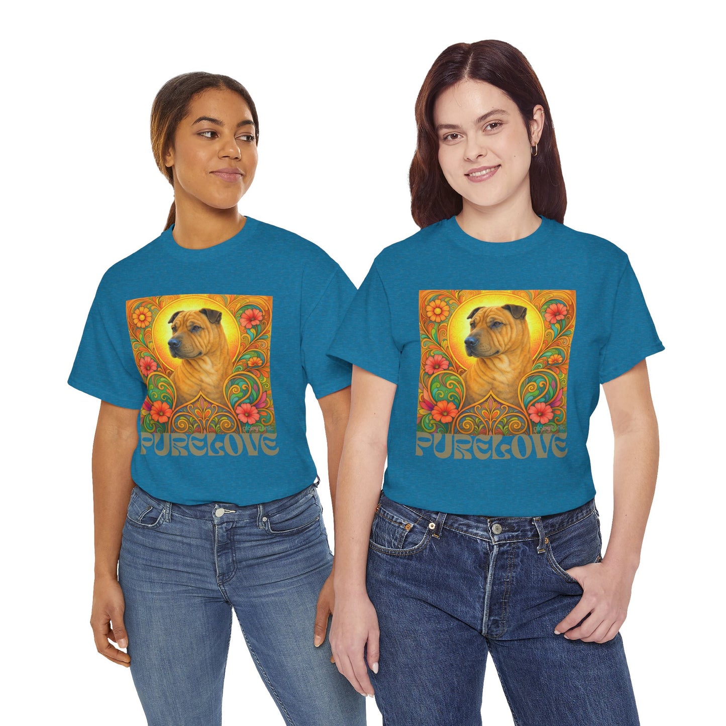 Shar Pei Vintage Graphic T-Shirt – Unisex Cotton Tee for Dog Lovers