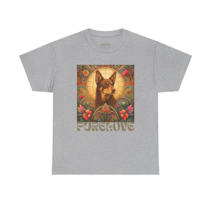 Kelpie Brown Vintage Graphic T-Shirt – Unisex Cotton Tee for Dog Lovers