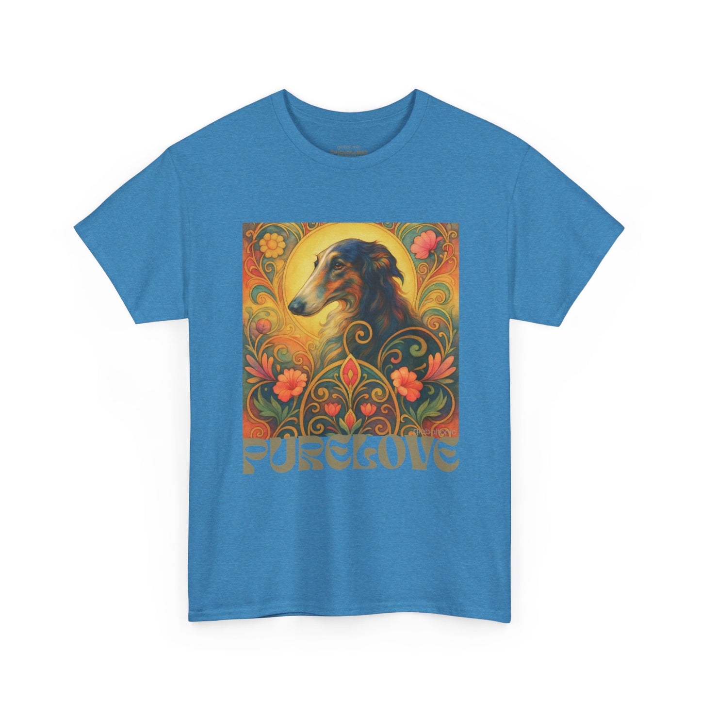 Borzoi Vintage Graphic T-Shirt – Unisex Cotton Tee for Dog Lovers