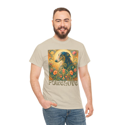 Borzoi Vintage Graphic T-Shirt – Unisex Cotton Tee for Dog Lovers