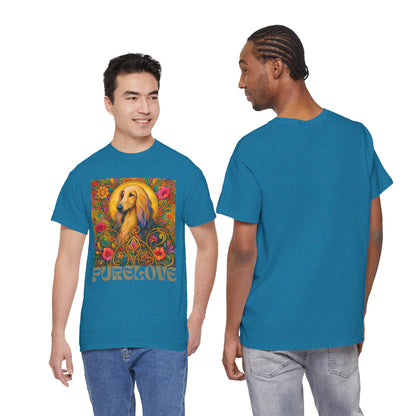 Afghan Vintage Graphic T-Shirt – Unisex Cotton Tee for Dog Lovers