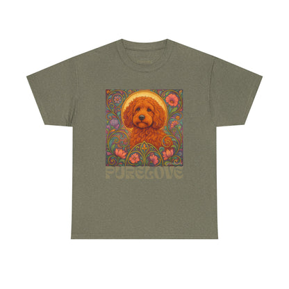 Red Cockapoo (Spoodle) Vintage Graphic T-Shirt – Unisex Cotton Tee for Dog Lovers