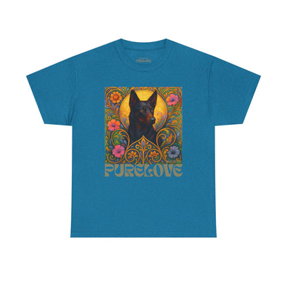 Black Kelpie Vintage Graphic T-Shirt – Unisex Cotton Tee for Dog Lovers