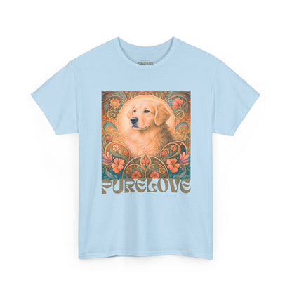 Golden Retriever Vintage Graphic T-shirt - Unisex Cotton Tee for Dog Lovers