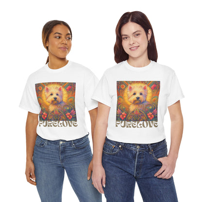 West Highland Terrier (Westie) Vintage Graphic T-Shirt – Unisex Cotton Tee for Dog Lovers