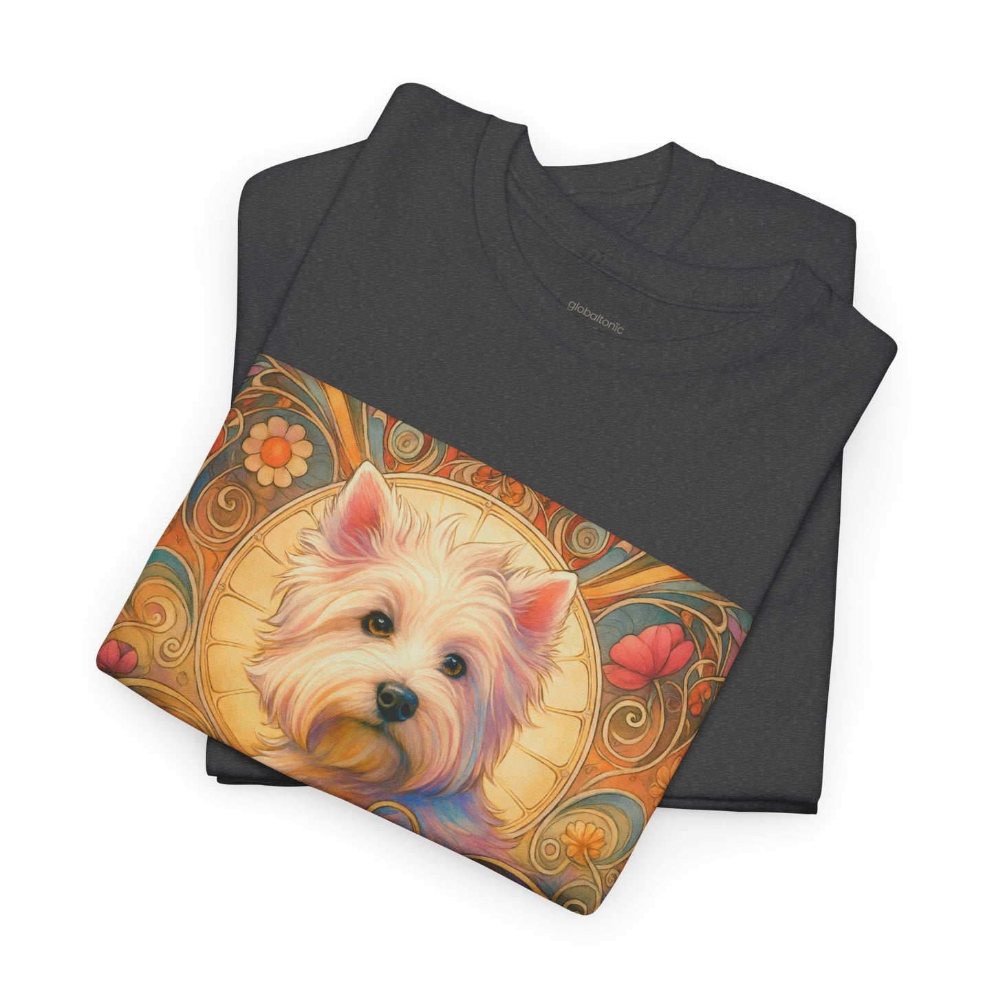 West Highland Terrier (Westie) Vintage Graphic T-Shirt – Unisex Cotton Tee for Dog Lovers