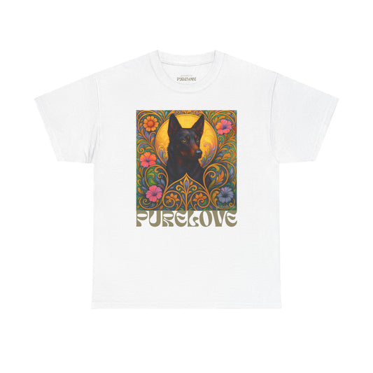 Black Kelpie Vintage Graphic T-Shirt – Unisex Cotton Tee for Dog Lovers