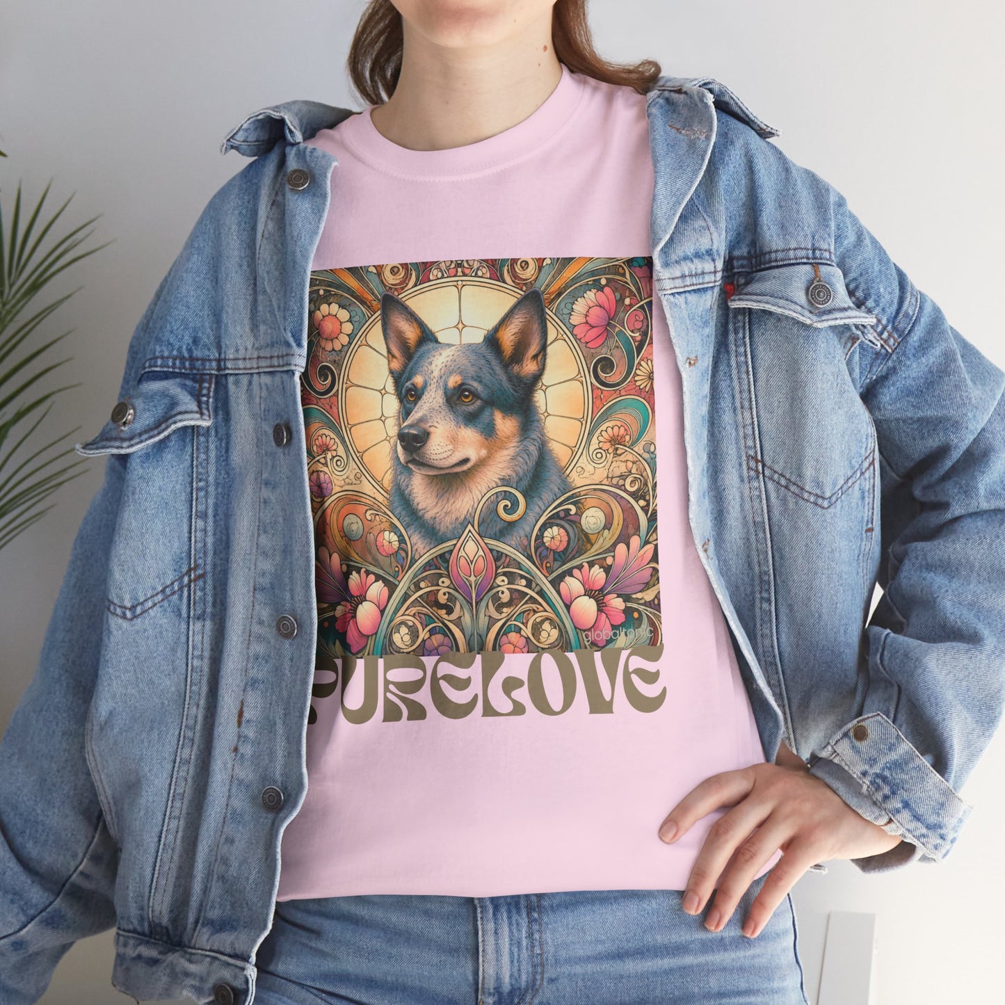 Australian Blue Heeler Vintage Graphic T-Shirt – Unisex Cotton Tee for Dog Lovers