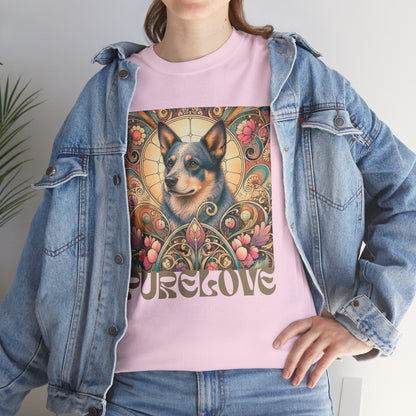 Australian Blue Heeler Vintage Graphic T-Shirt – Unisex Cotton Tee for Dog Lovers