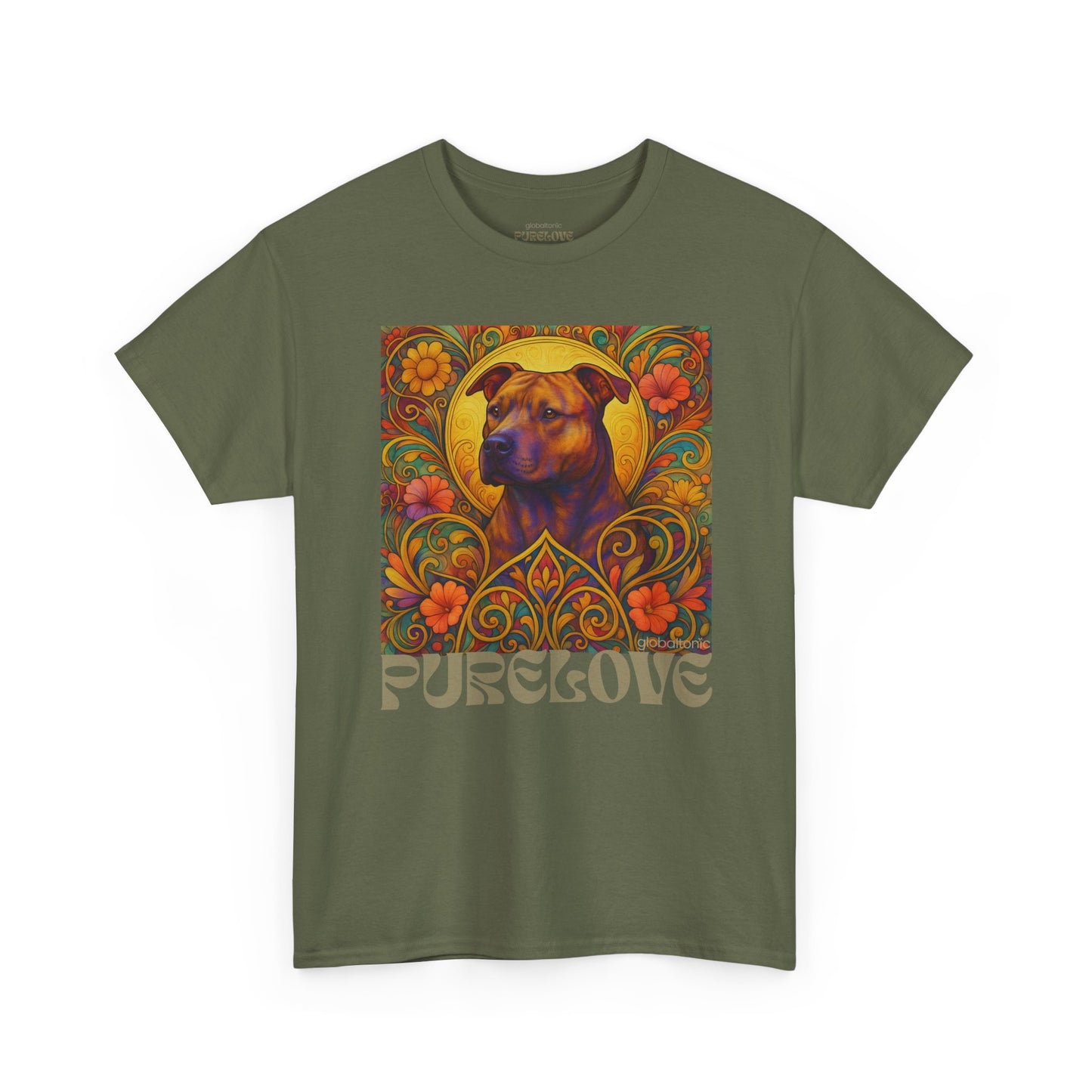 Staffy (Staffordshire) Bull Terrier Vintage Graphic T-Shirt – Unisex Cotton Tee for Dog Lovers