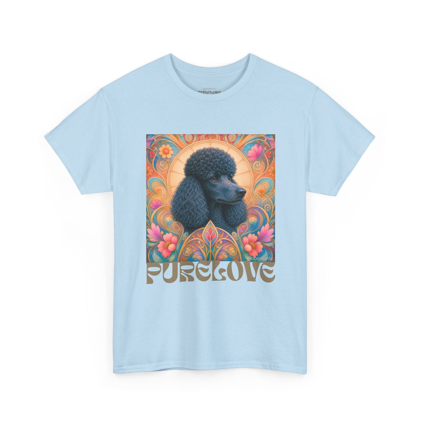 Poodle Black Vintage Graphic T-Shirt – Unisex Cotton Tee for Dog Lovers