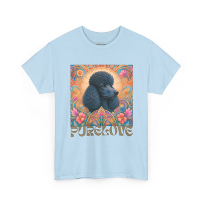 Poodle Black Vintage Graphic T-Shirt – Unisex Cotton Tee for Dog Lovers