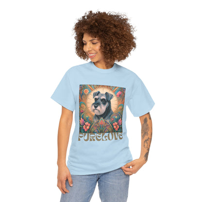Schnauzer Vintage Graphic T-Shirt – Unisex Cotton Tee for Dog Lovers