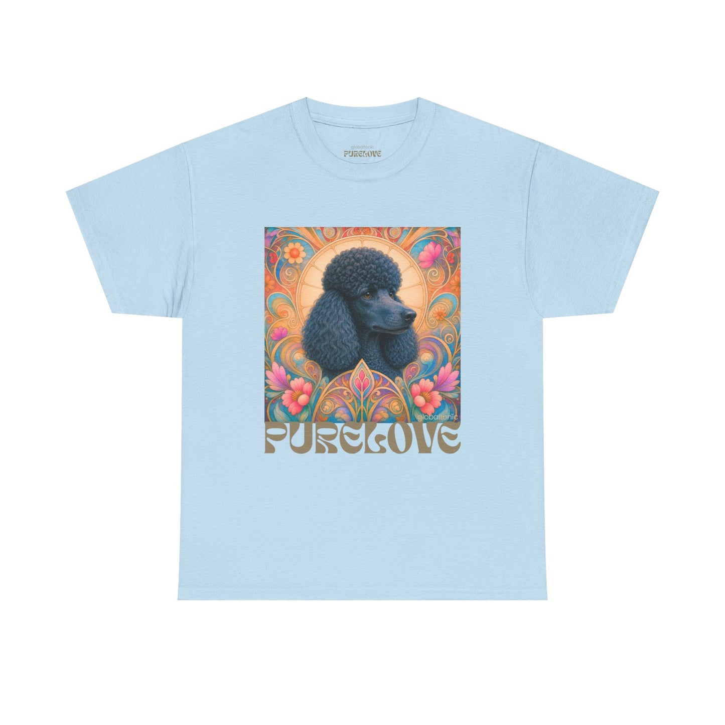 Poodle Black Vintage Graphic T-Shirt – Unisex Cotton Tee for Dog Lovers