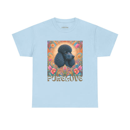 Poodle Black Vintage Graphic T-Shirt – Unisex Cotton Tee for Dog Lovers