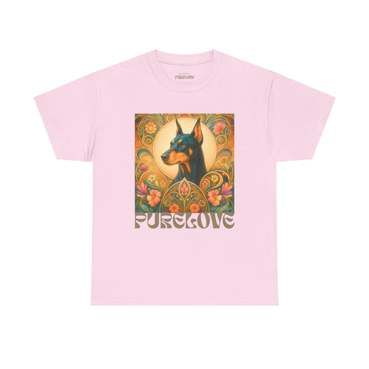Doberman Vintage Graphic T-shirt - Unisex Cotton Tee for Dog Lovers
