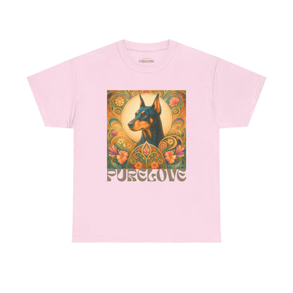 Doberman Vintage Graphic T-shirt - Unisex Cotton Tee for Dog Lovers