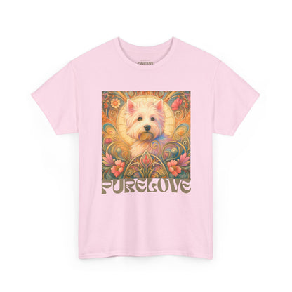 West Highland Terrier (Westie) Vintage Graphic T-Shirt – Unisex Cotton Tee for Dog Lovers