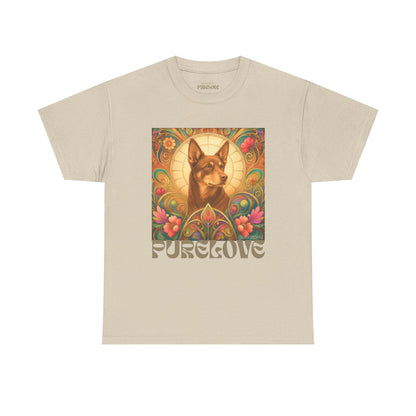 Kelpie Brown Vintage Graphic T-Shirt – Unisex Cotton Tee for Dog Lovers