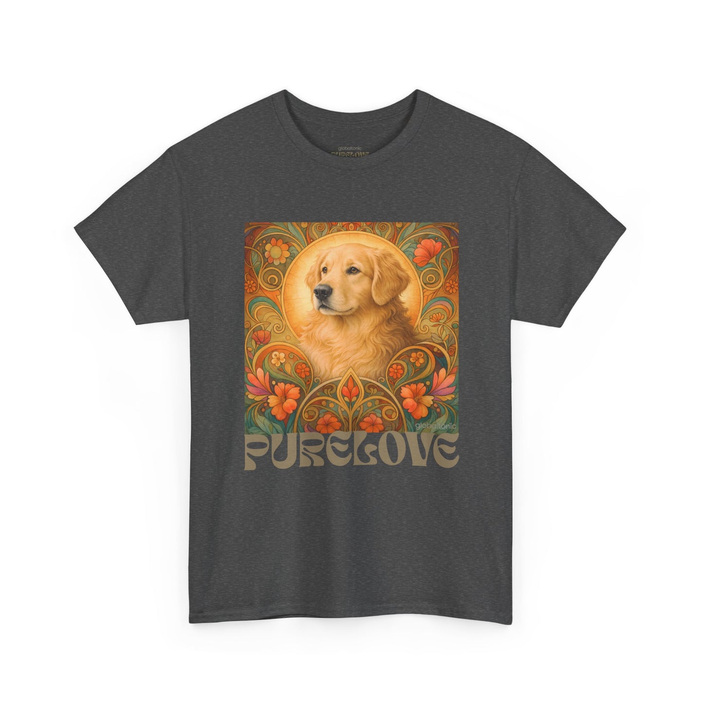 Golden Retriever Vintage Graphic T-shirt - Unisex Cotton Tee for Dog Lovers