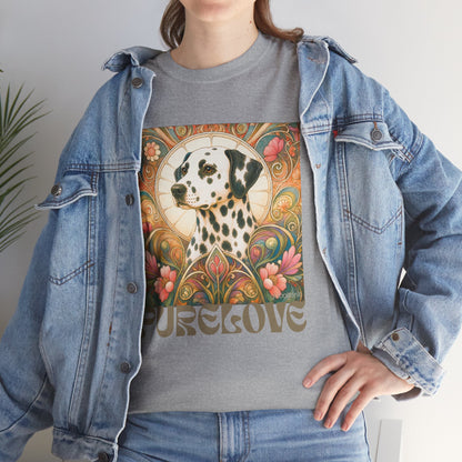 Dalmatian Vintage Graphic T-Shirt – Unisex Cotton Tee for Dog Lovers