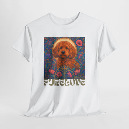 Red Cockapoo (Spoodle) Vintage Graphic T-Shirt – Unisex Cotton Tee for Dog Lovers