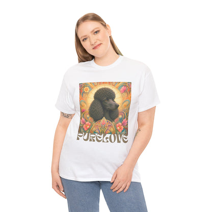 Poodle Black Vintage Graphic T-Shirt – Unisex Cotton Tee for Dog Lovers