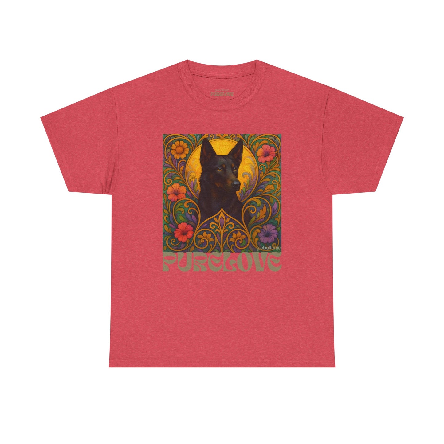 Black Kelpie Vintage Graphic T-Shirt – Unisex Cotton Tee for Dog Lovers