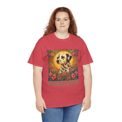Dalmatian Vintage Graphic T-Shirt – Unisex Cotton Tee for Dog Lovers