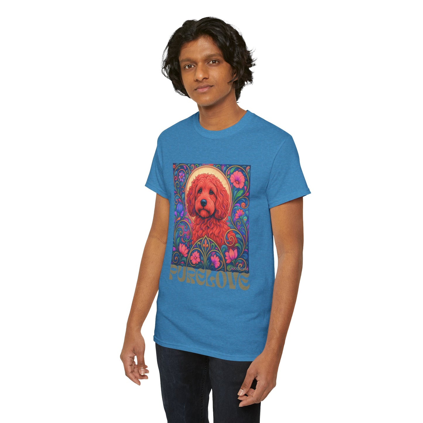 Red Cockapoo (Spoodle) Vintage Graphic T-Shirt – Unisex Cotton Tee for Dog Lovers
