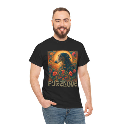 Borzoi Vintage Graphic T-Shirt – Unisex Cotton Tee for Dog Lovers