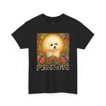 Bichon Frise Vintage Graphic T-Shirt – Unisex Cotton Tee for Dog Lovers