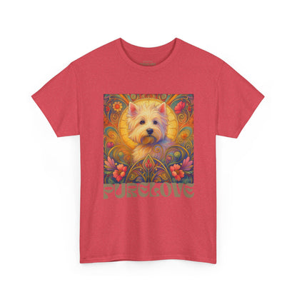 West Highland Terrier (Westie) Vintage Graphic T-Shirt – Unisex Cotton Tee for Dog Lovers