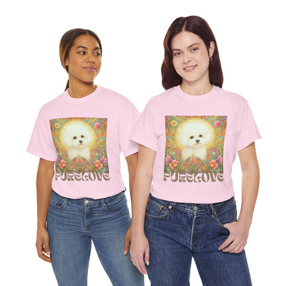 Bichon Frise Vintage Graphic T-Shirt – Unisex Cotton Tee for Dog Lovers