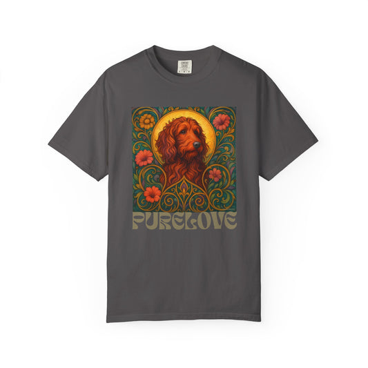 Red Goldendoodle / Groodle Vintage Graphic T-Shirt – Unisex Cotton Tee for Dog Lovers