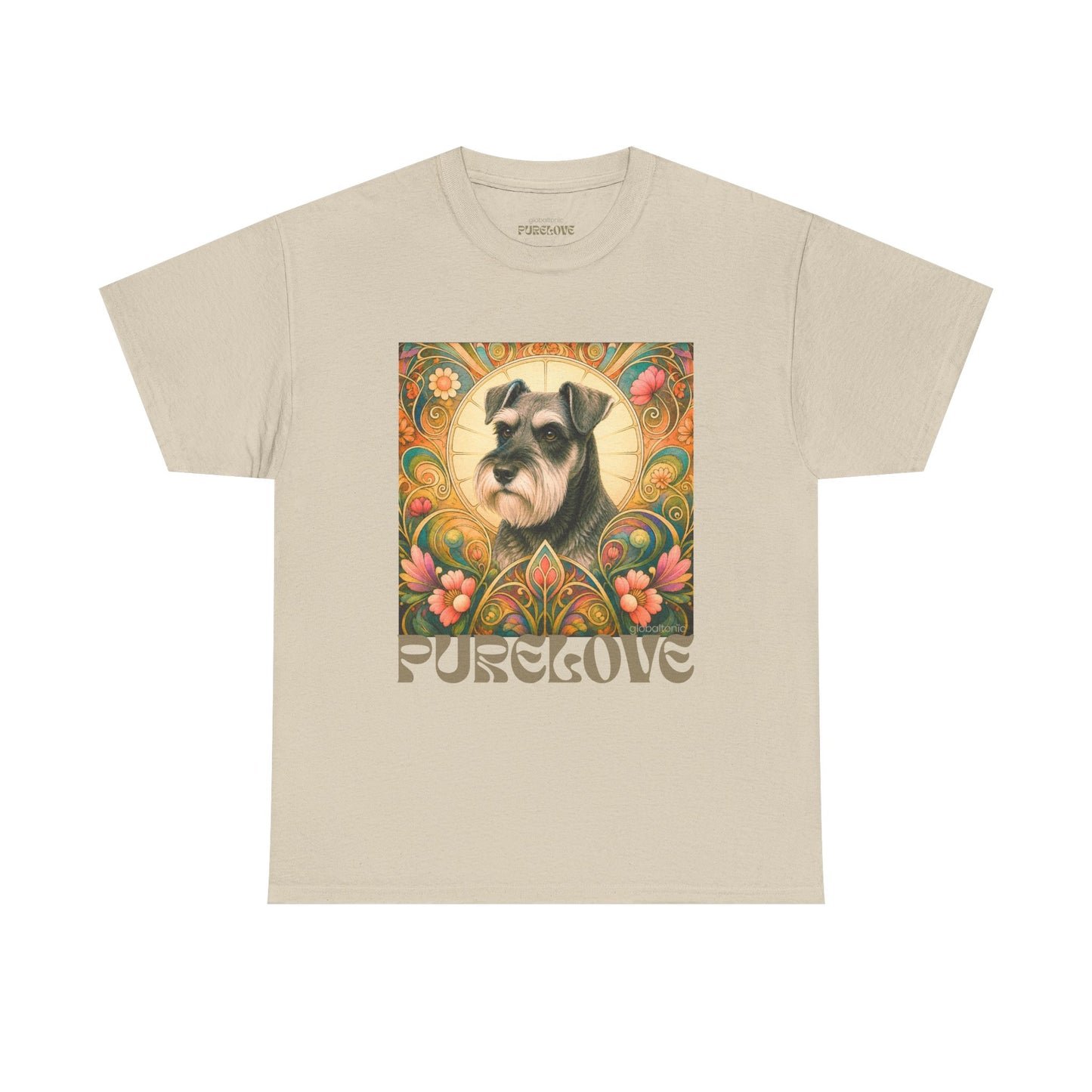 Schnauzer Vintage Graphic T-Shirt – Unisex Cotton Tee for Dog Lovers