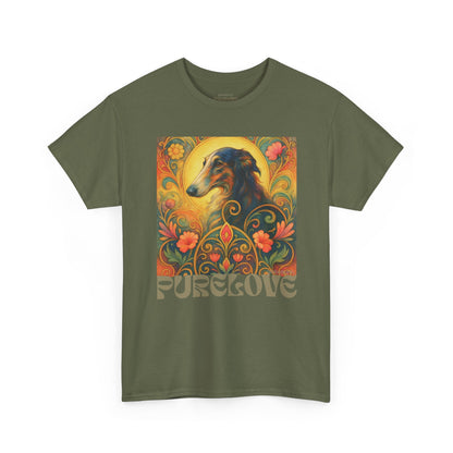 Borzoi Vintage Graphic T-Shirt – Unisex Cotton Tee for Dog Lovers