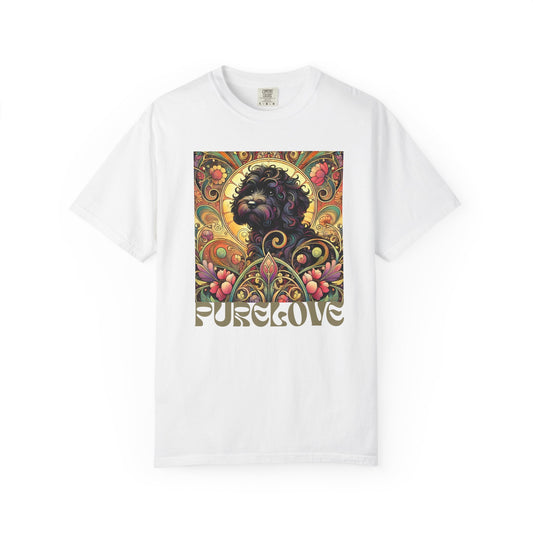 Black Cavoodle/Cockapoo Vintage Graphic T-Shirt – Unisex Cotton Tee for Dog Lovers