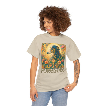 Borzoi Vintage Graphic T-Shirt – Unisex Cotton Tee for Dog Lovers