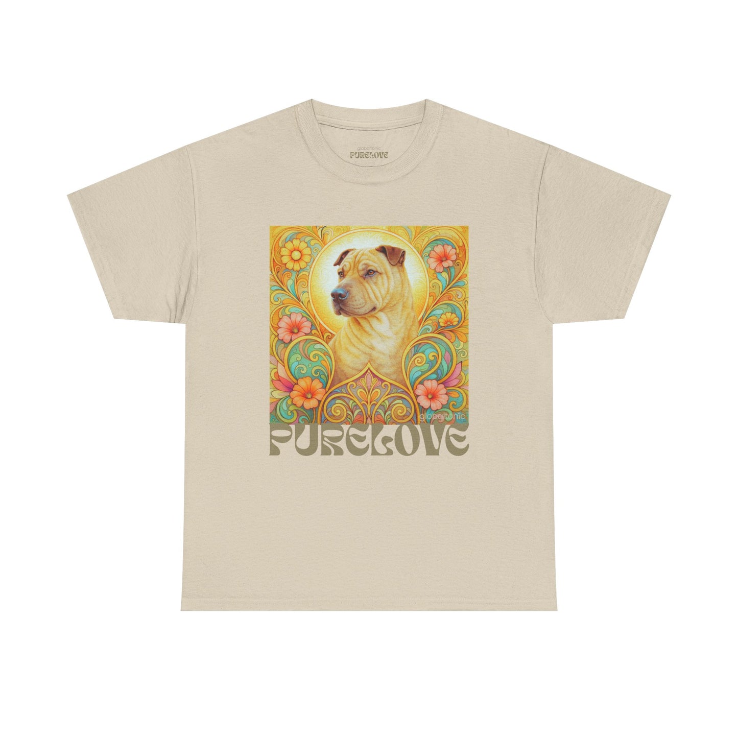 Shar Pei Vintage Graphic T-Shirt – Unisex Cotton Tee for Dog Lovers