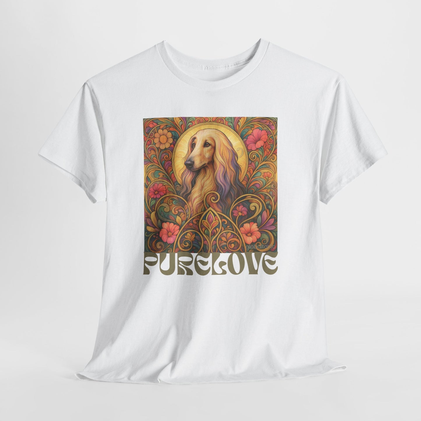 Afghan Vintage Graphic T-Shirt – Unisex Cotton Tee for Dog Lovers