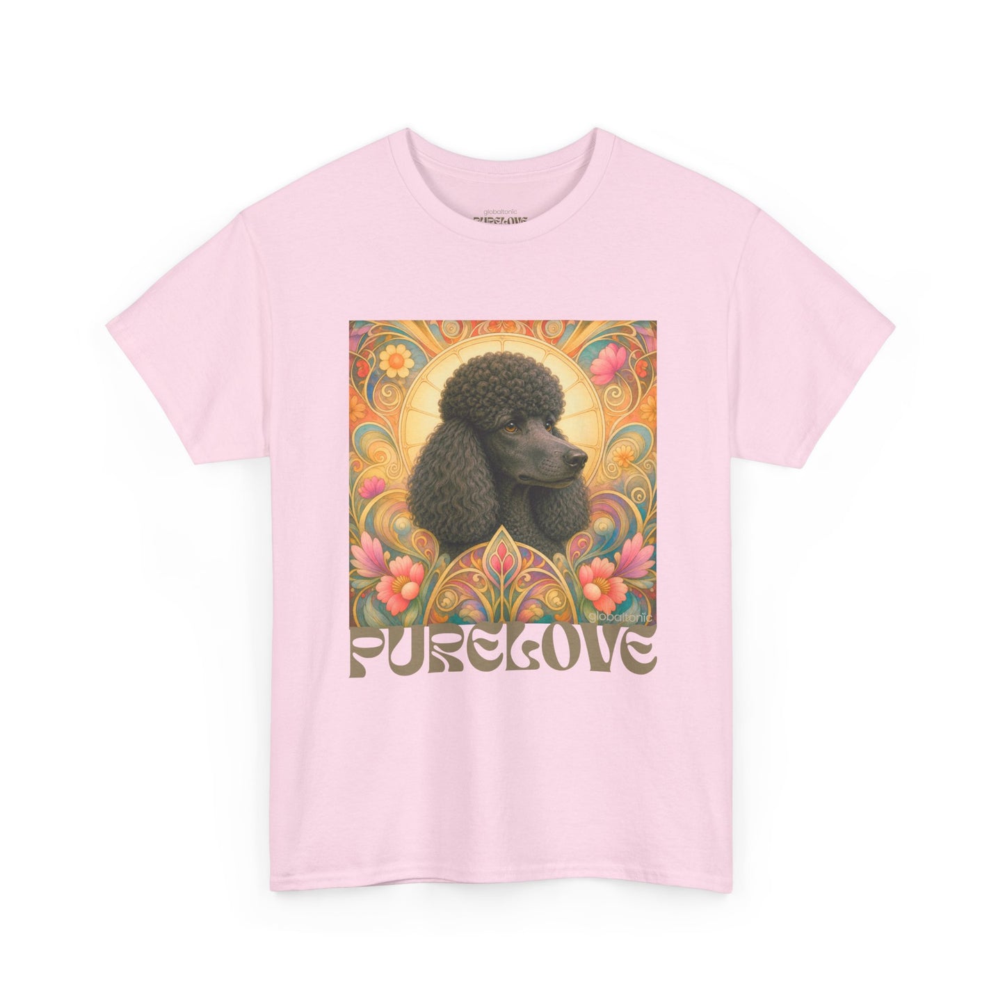 Poodle Black Vintage Graphic T-Shirt – Unisex Cotton Tee for Dog Lovers