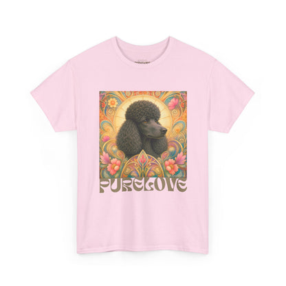 Poodle Black Vintage Graphic T-Shirt – Unisex Cotton Tee for Dog Lovers