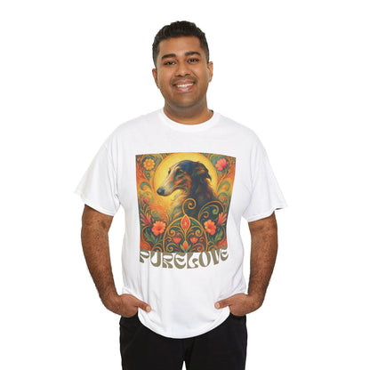 Borzoi Vintage Graphic T-Shirt – Unisex Cotton Tee for Dog Lovers